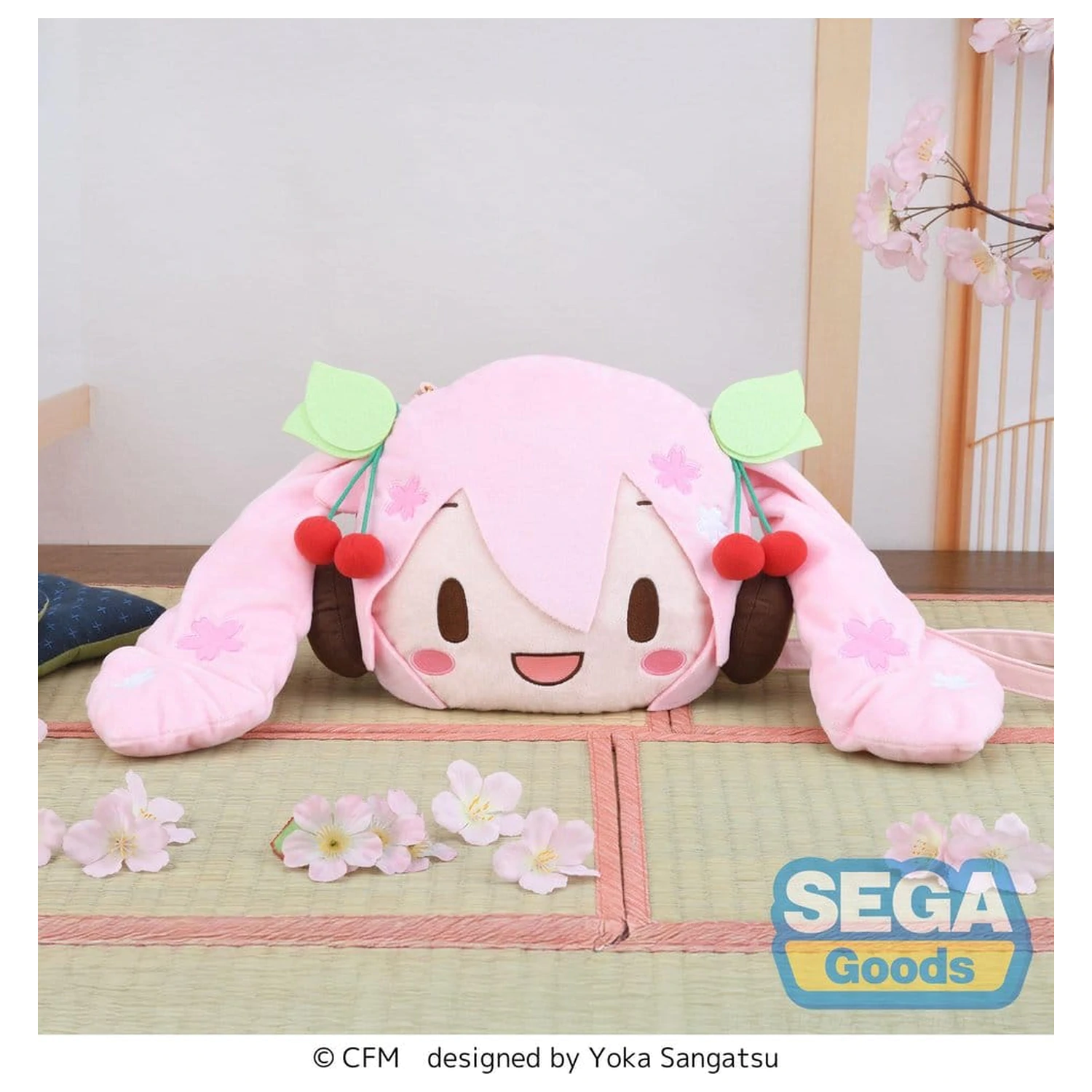 Character Vocal Series 01: Hatsune Miku puhasta majhna torba za čez ramo Sakura Miku Face (M) fotografija izdelka
