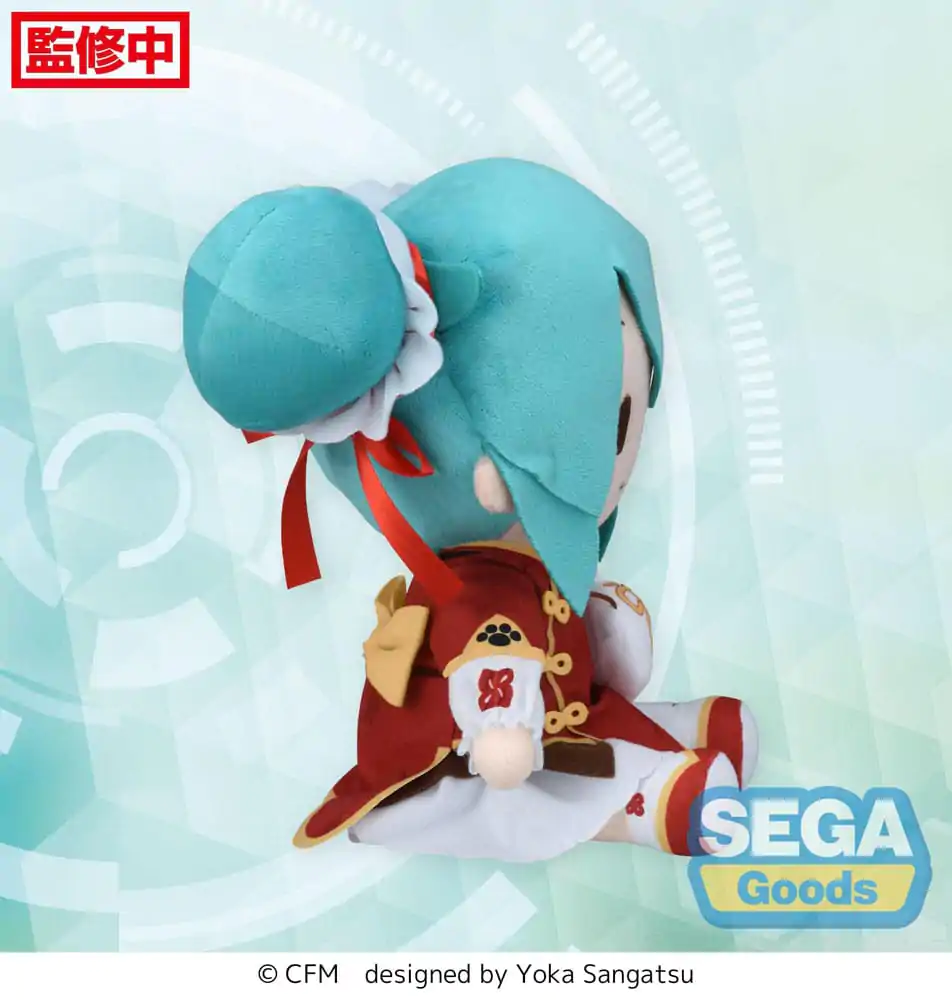 Serija vokalov likov 01: Hatsune Miku Fuwa Petit Plišasta figura Hatsune Miku Serija Sprehodov Kitajska četrt Različica M 22 cm fotografija izdelka