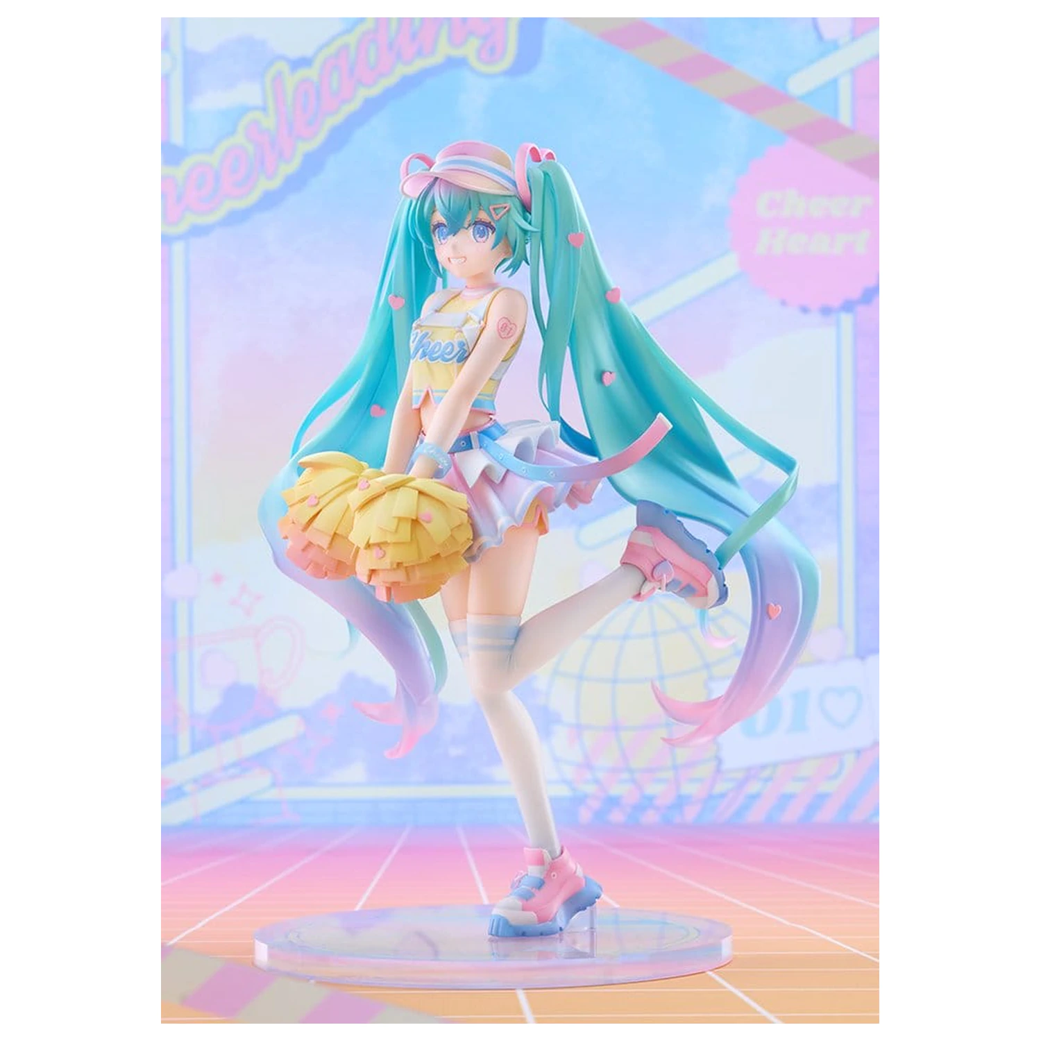 Character Vocal Series 01: Hatsune Miku G.S. Collection PVC figura 1/7 Hatsune Miku Cheerleading Ver. 25 cm fotografija izdelka