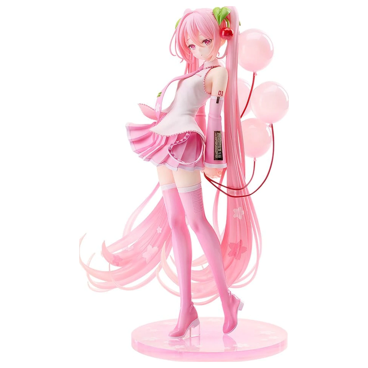 Character Vocal Series 01: Hatsune Miku G.S. Collection [SC] PVC figura 1/7 Sakura Miku: GSC Illustration Contest Ver. 26 cm fotografija izdelka