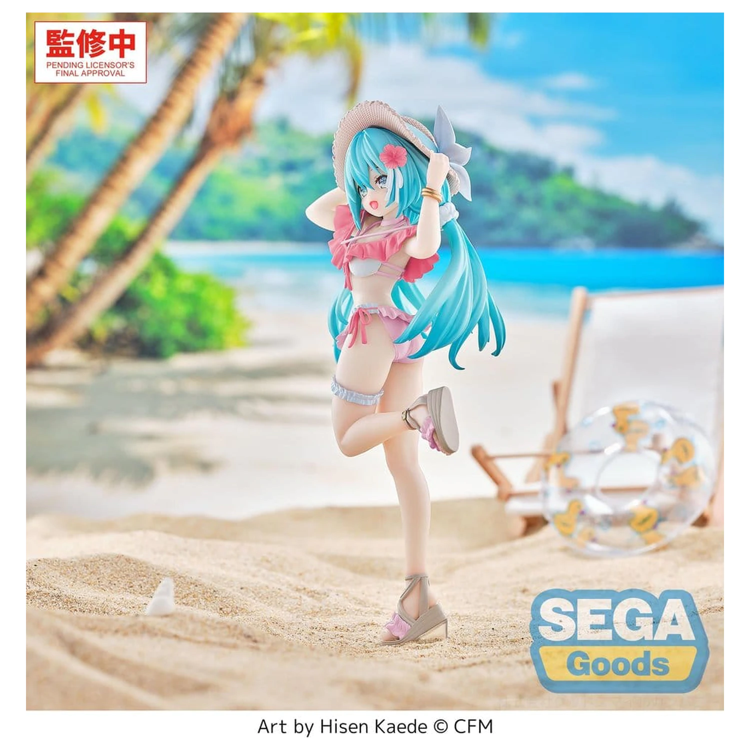 Character Vocal Series 01: Hatsune Miku Luminasta PVC figura Konceptualna serija Vol.1 Tropical Ver. 21 cm fotografija izdelka
