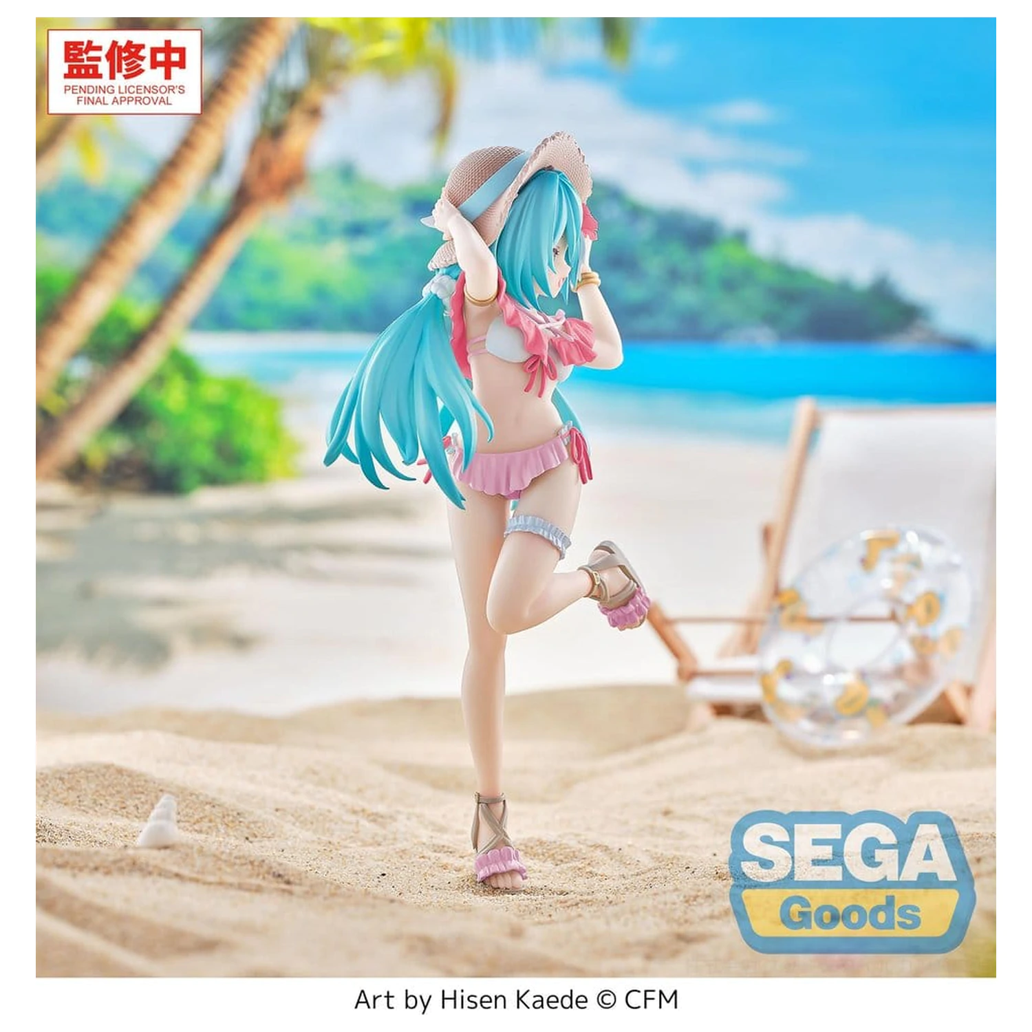 Character Vocal Series 01: Hatsune Miku Luminasta PVC figura Konceptualna serija Vol.1 Tropical Ver. 21 cm fotografija izdelka
