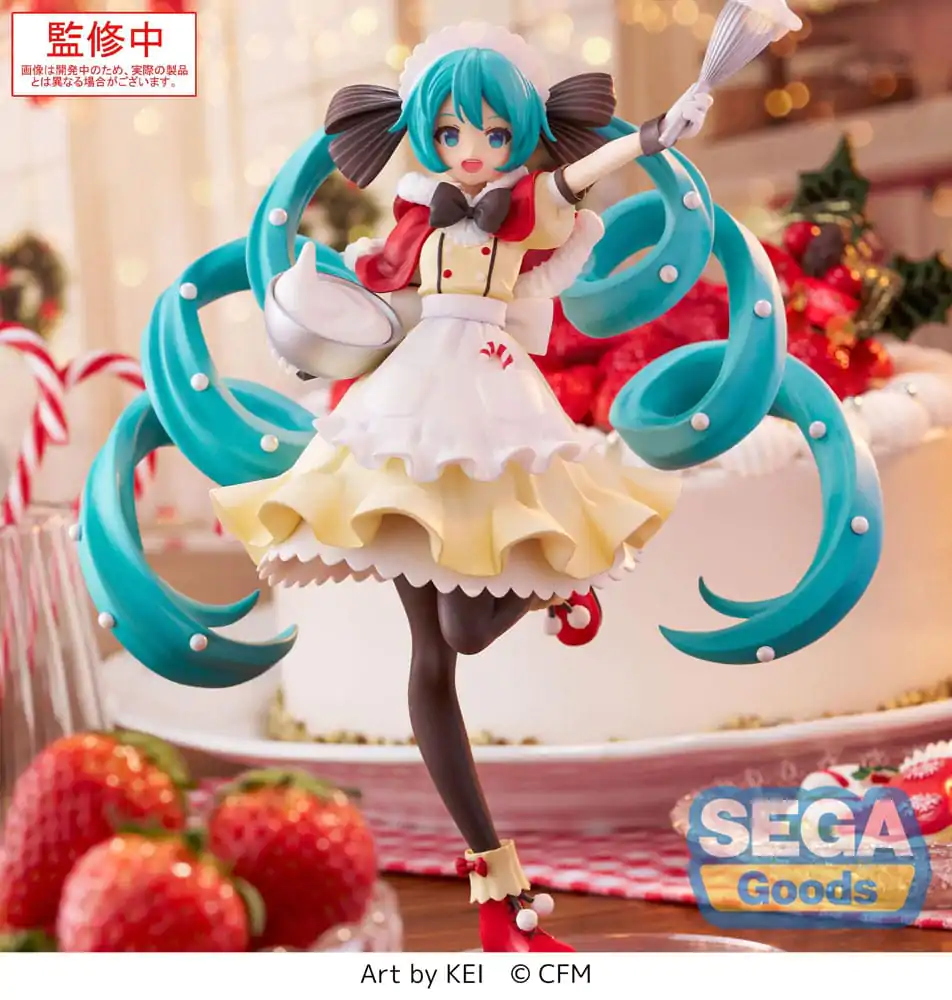 Character Vocal Series 01: Hatsune Miku Luminasta PVC kip Hatsune Miku Christmas 2025 20 cm fotografija izdelka