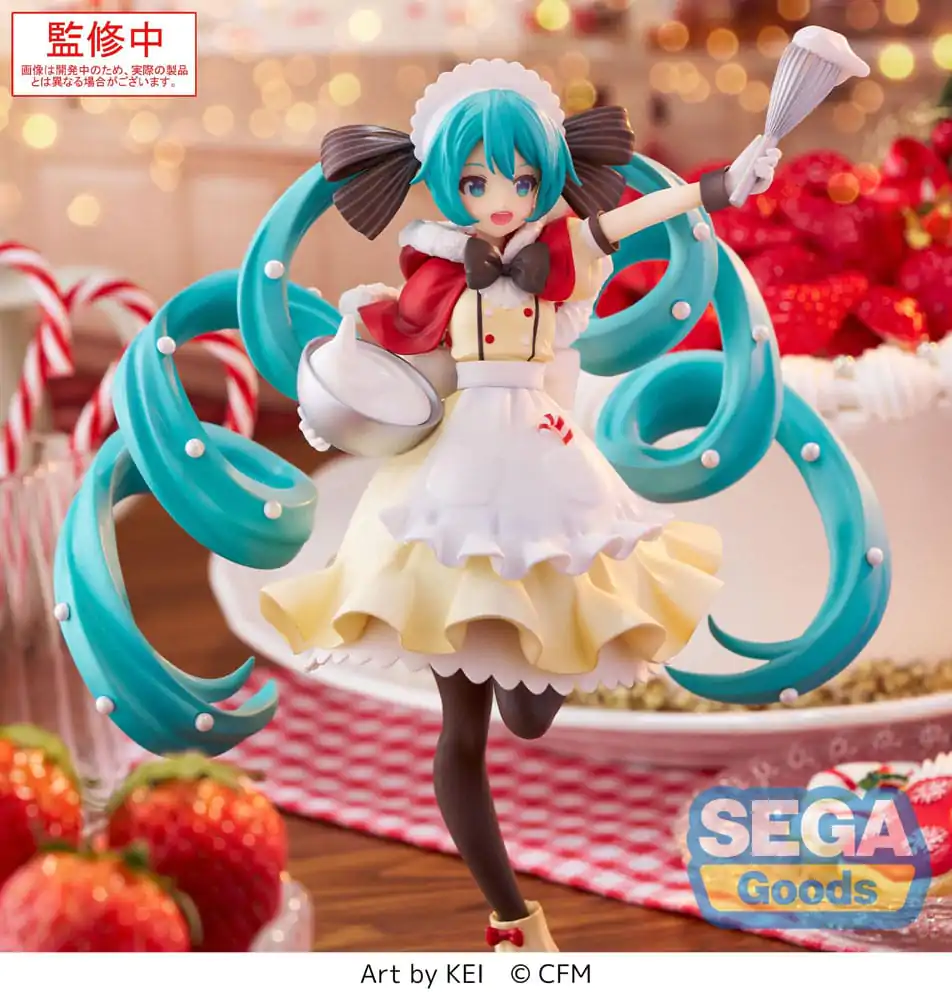 Character Vocal Series 01: Hatsune Miku Luminasta PVC kip Hatsune Miku Christmas 2025 20 cm fotografija izdelka