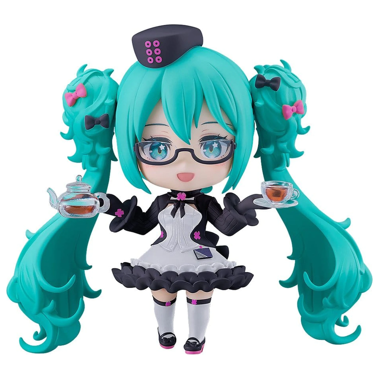 Character Vocal Series 01: Hatsune Miku Nendoroid Akcijska Figura Hatsune Miku: Glasses x Café Ver. 10 cm fotografija izdelka