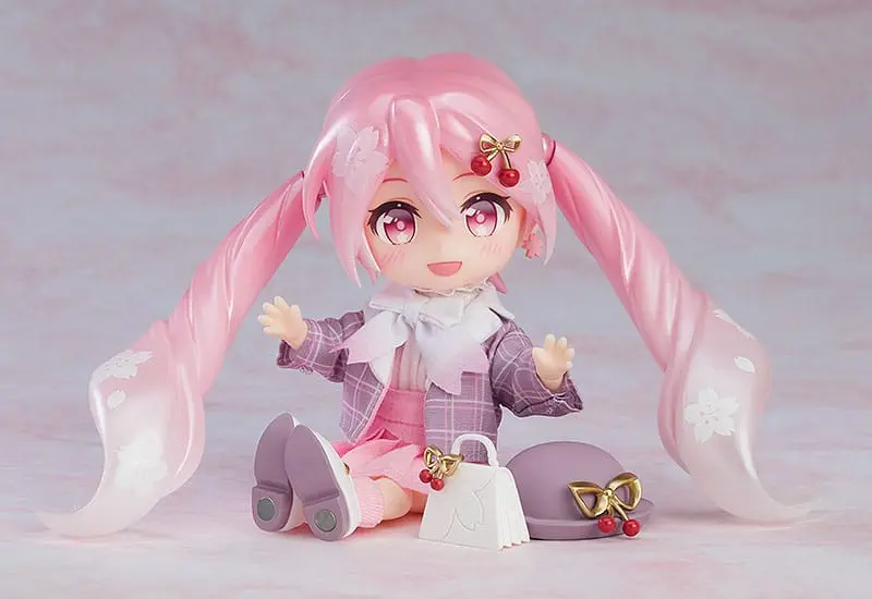 Character Vocal Series 01: Hatsune Miku Nendoroid Doll akcijska figura Sakura Miku: Hanami Outfit Ver. 14 cm fotografija izdelka