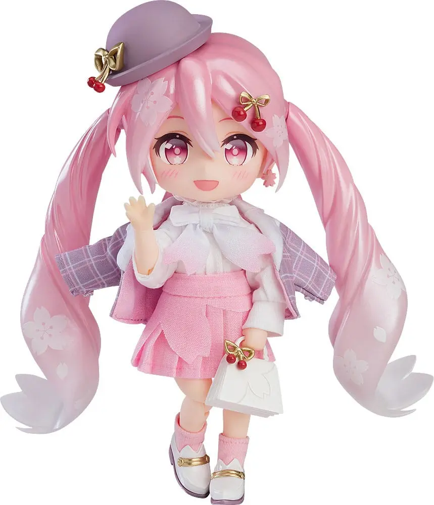 Character Vocal Series 01: Hatsune Miku Nendoroid Doll akcijska figura Sakura Miku: Hanami Outfit Ver. 14 cm fotografija izdelka
