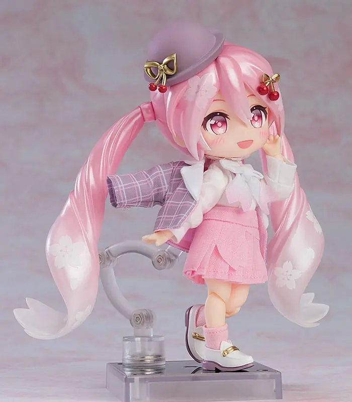 Character Vocal Series 01: Hatsune Miku Nendoroid Doll akcijska figura Sakura Miku: Hanami Outfit Ver. 14 cm fotografija izdelka