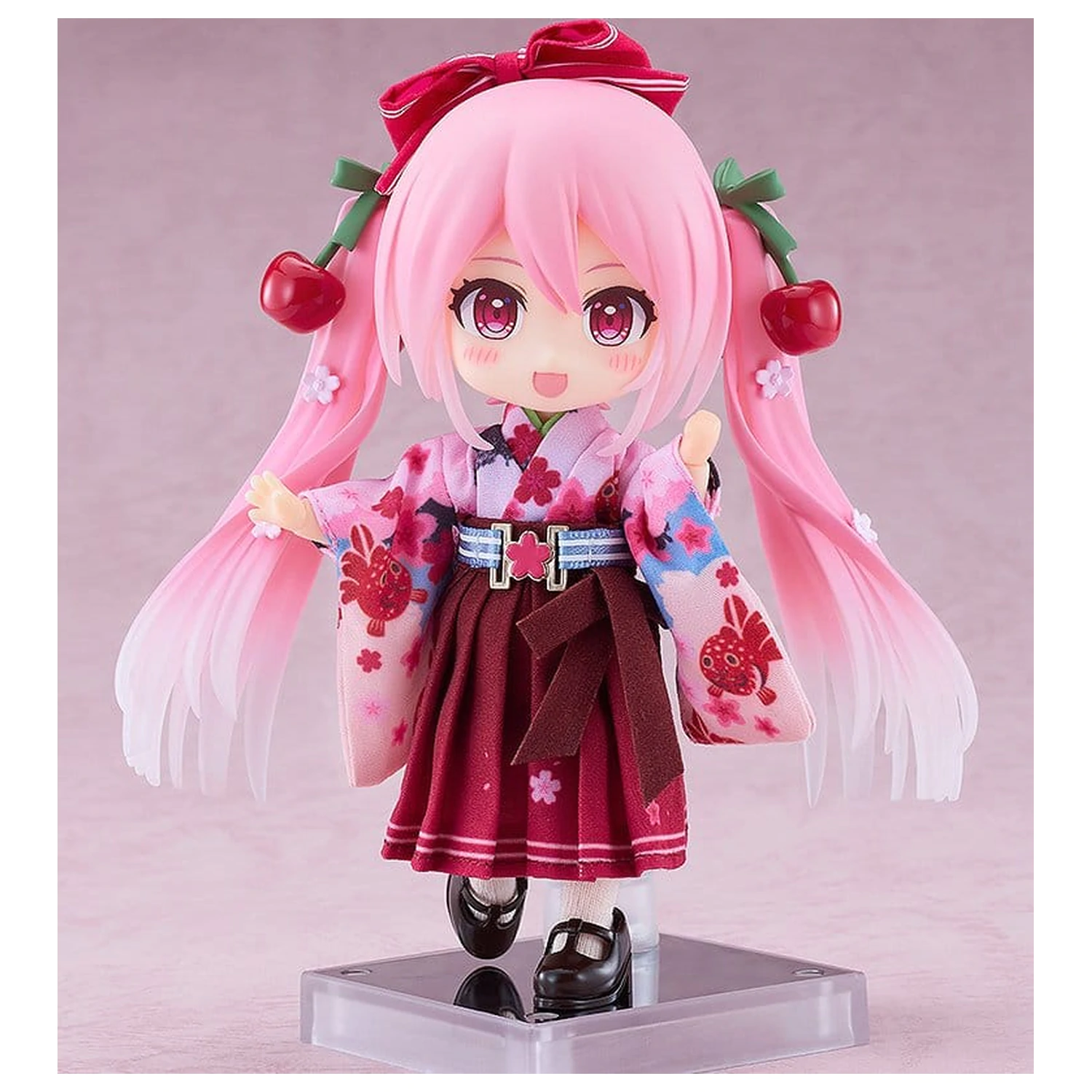 Character Vocal Series 01: Hatsune Miku deli za figurice Nendoroid Doll Sakura Miku: Hirohako 2025 Ver. (Hirosaki) fotografija izdelka