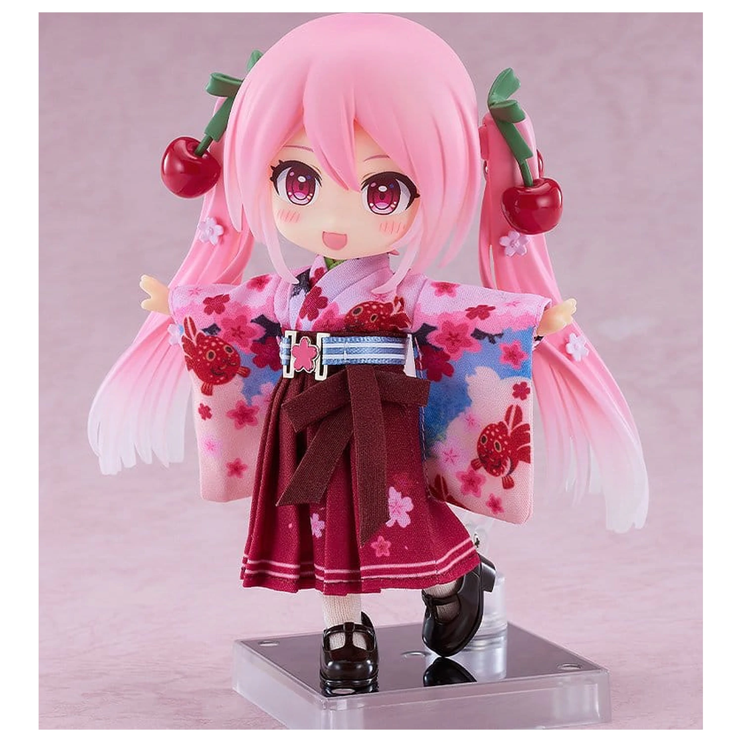 Character Vocal Series 01: Hatsune Miku deli za figurice Nendoroid Doll Sakura Miku: Hirohako 2025 Ver. (Hirosaki) fotografija izdelka