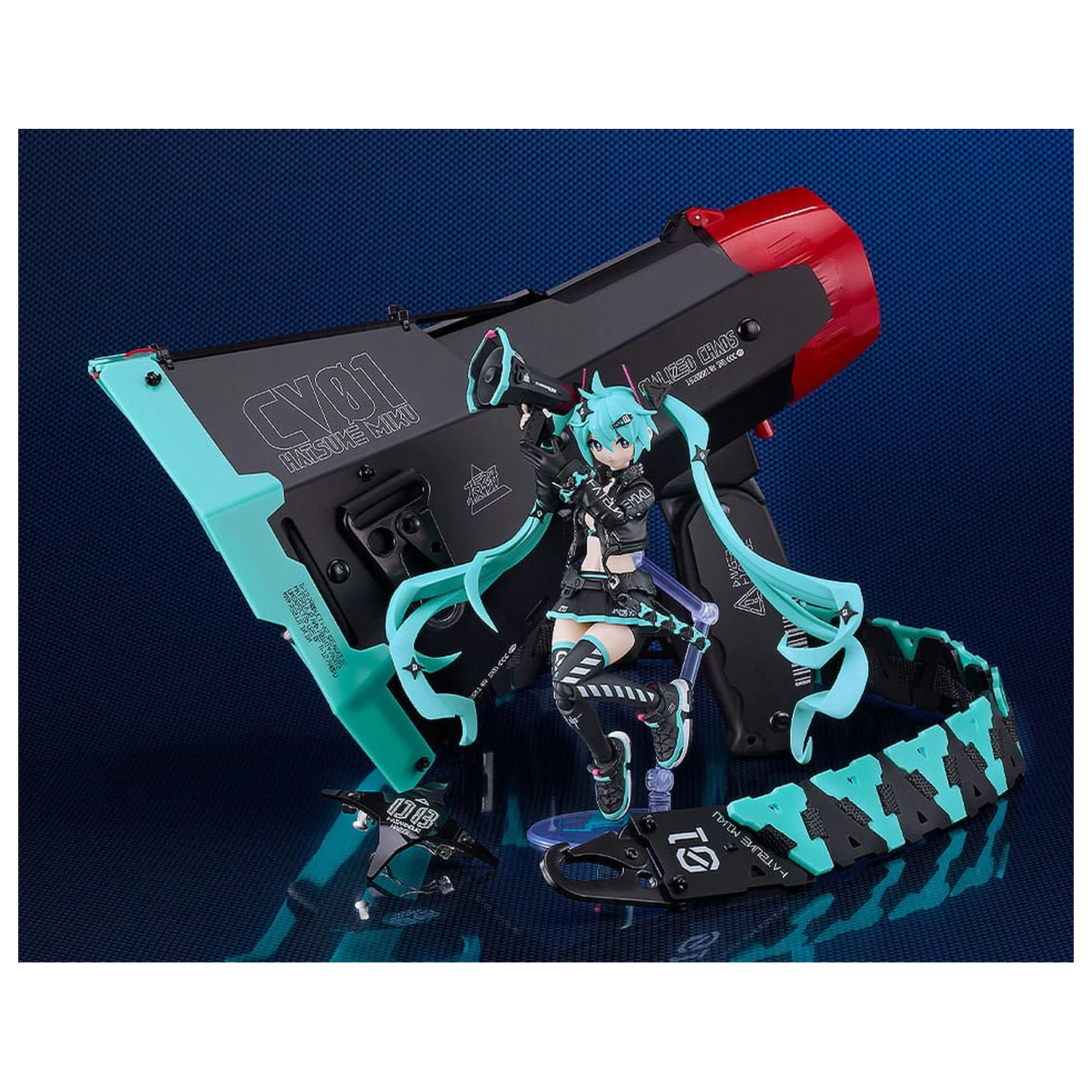 Character Vocal Series 01: Hatsune Miku Plamatea komplet plastičnega modela Hatsune Miku: Chuocho Tactical Craft Ver. 15 cm fotografija izdelka