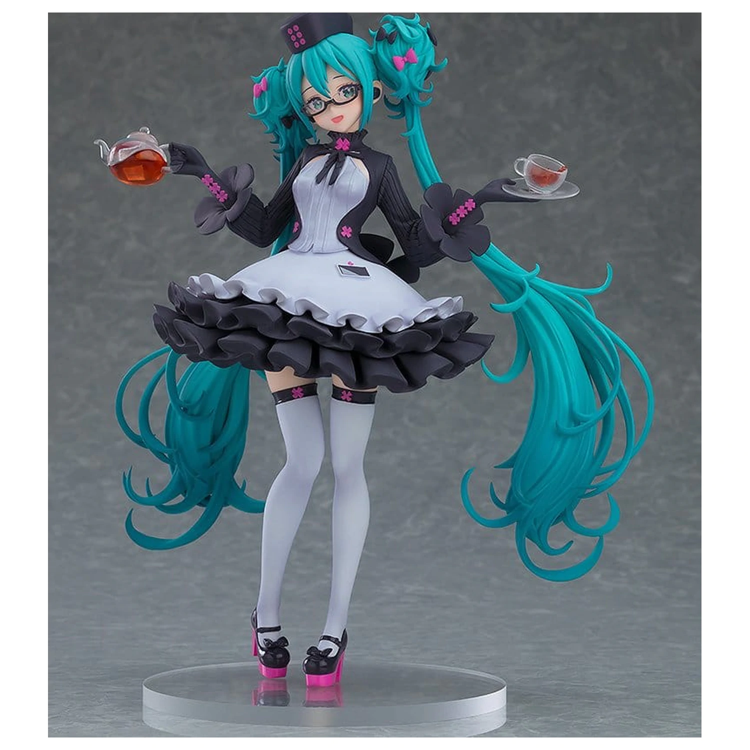 Character Vocal Series 01: Hatsune Miku Pop Up Parade Hatsune Miku: Očala x Kavarna Ver. 18 cm fotografija izdelka