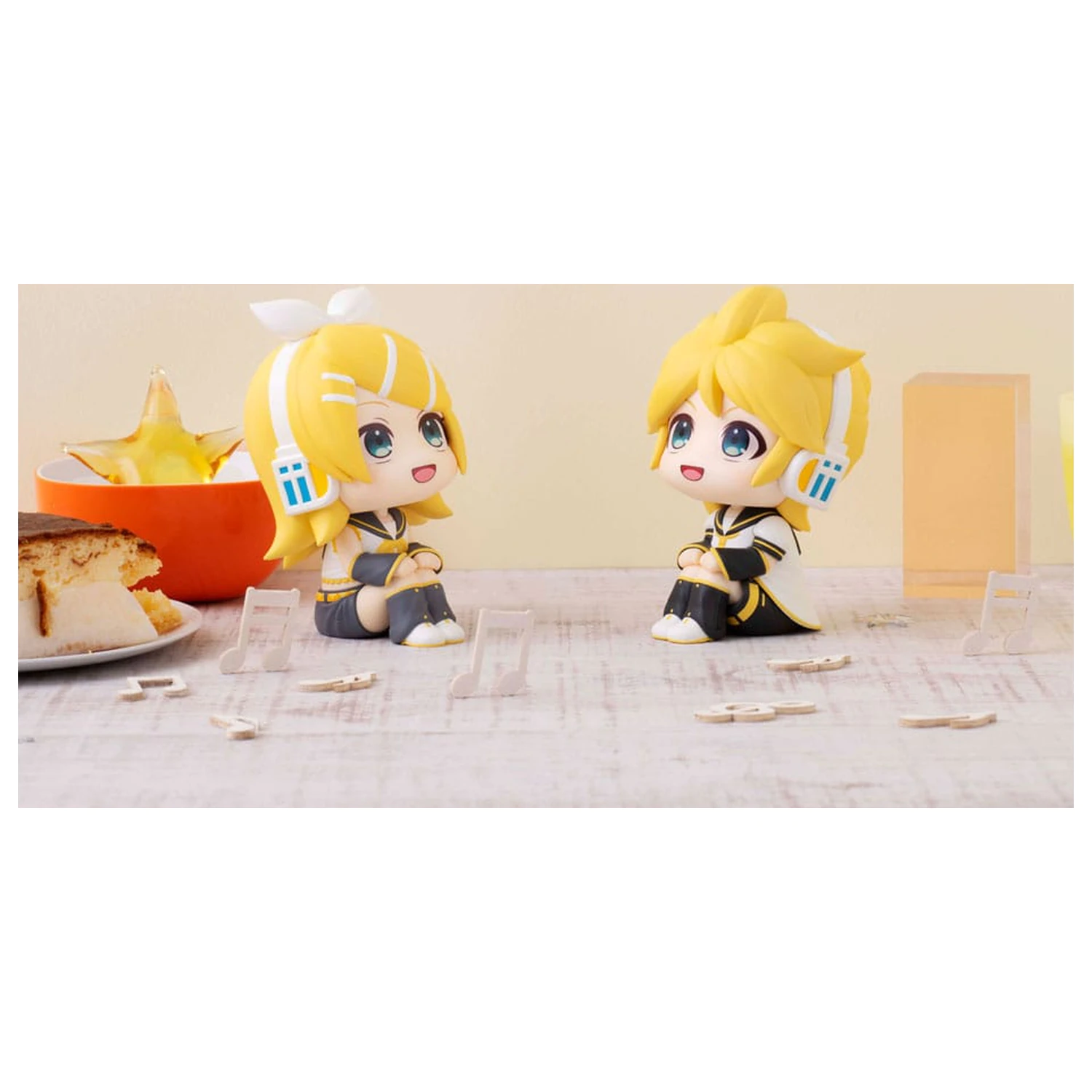 Character Vocal Series: Rin/Len Look Up PVC kip Hatsune Rin & Len Set (z darilom) 11 cm fotografija izdelka