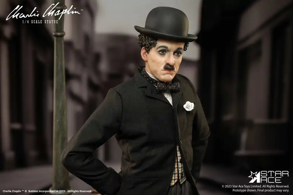 Charlie Chaplin Statue 1/4 Deluxe Version 50 cm visok kip fotografija izdelka