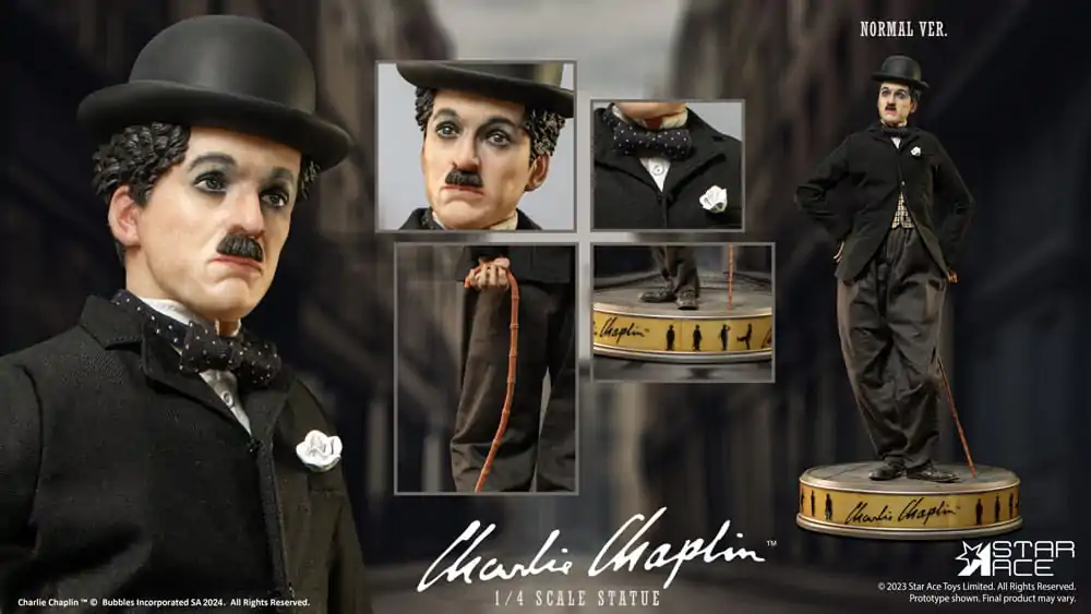 Charlie Chaplin Statue 1/4 Deluxe Version 50 cm visok kip fotografija izdelka