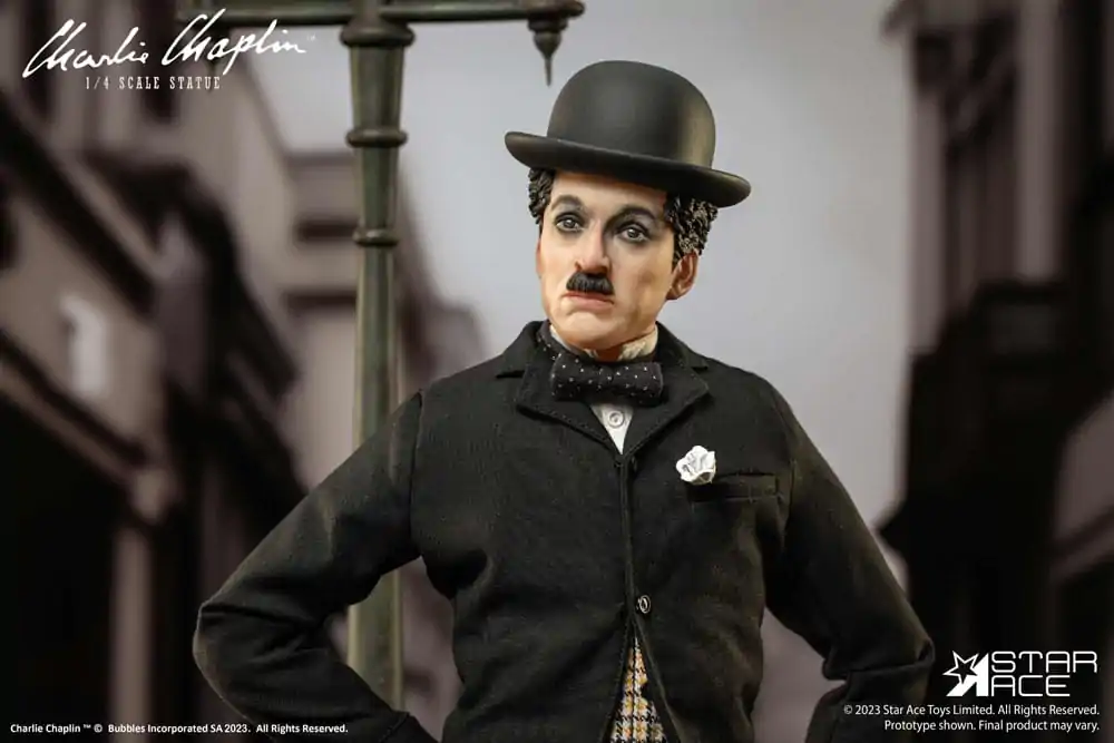 Charlie Chaplin Statue 1/4 Deluxe Version 50 cm visok kip fotografija izdelka