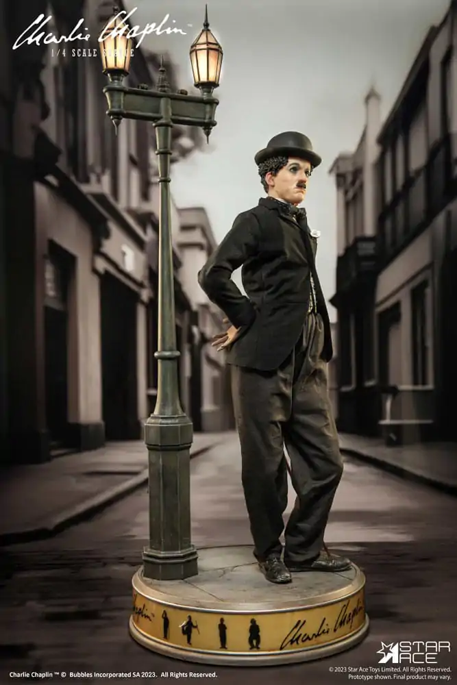 Charlie Chaplin Statue 1/4 Deluxe Version 50 cm visok kip fotografija izdelka