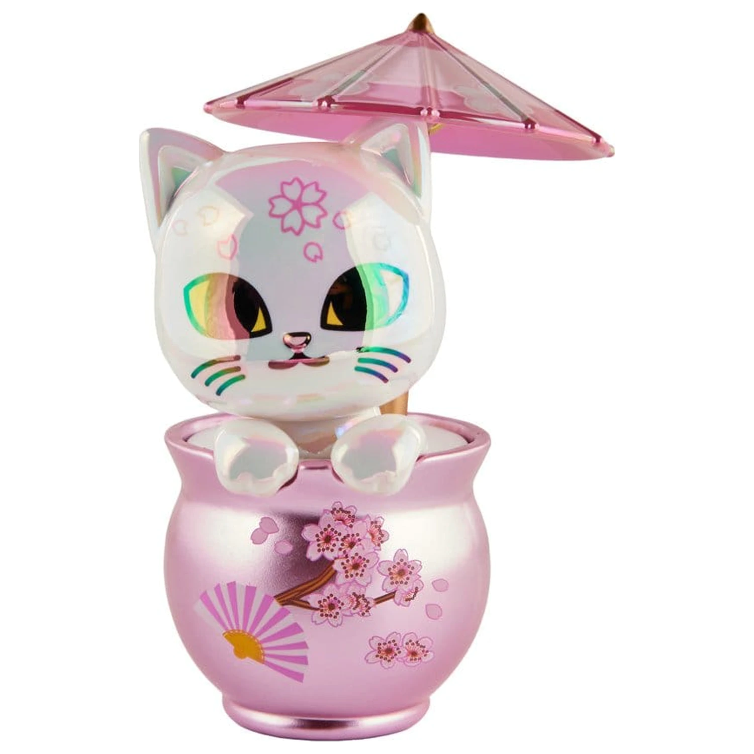 Cherry Blossom Cats Figurica za okensko škatlo Kitty Posebna izdaja fotografija izdelka