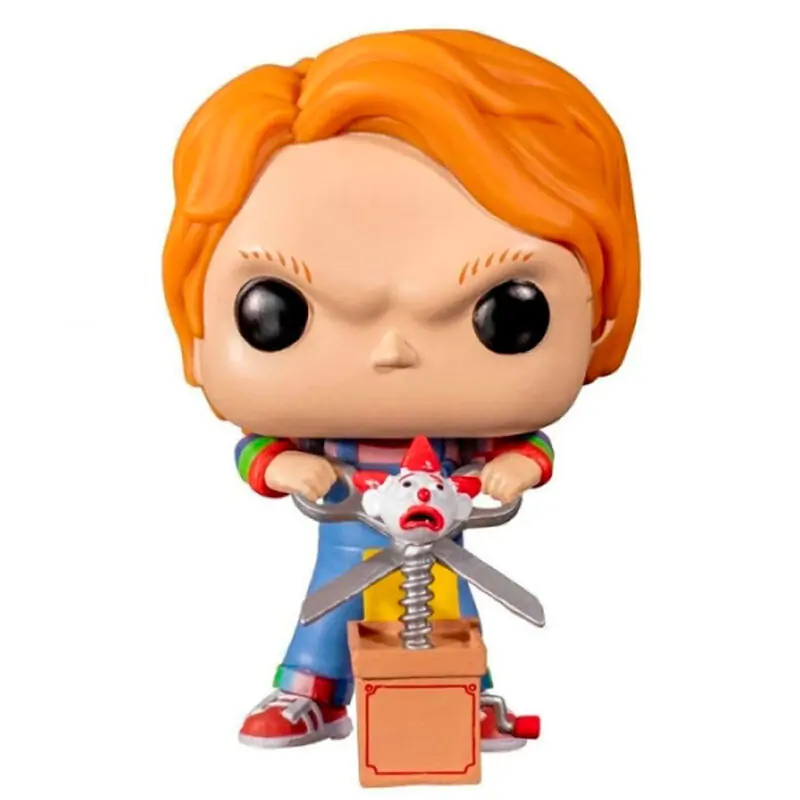 Child´s Play POP! Movies Vinil Figura Chucky z Buddy & Giant Scissors 9 cm fotografija izdelka