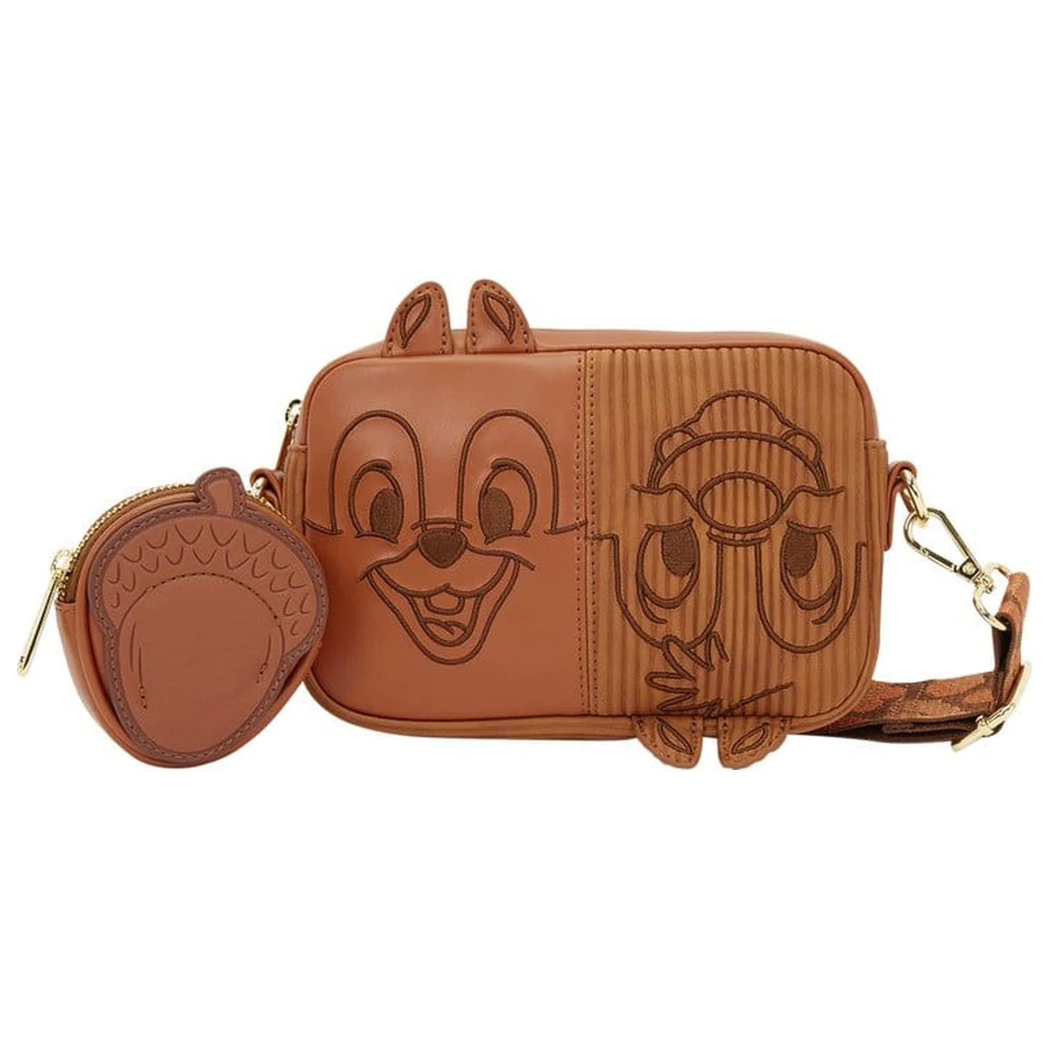 Chip 'n Dale: Rescue Rangers by Loungefly Sling Bag s torbico za kovance iz žameta fotografija izdelka