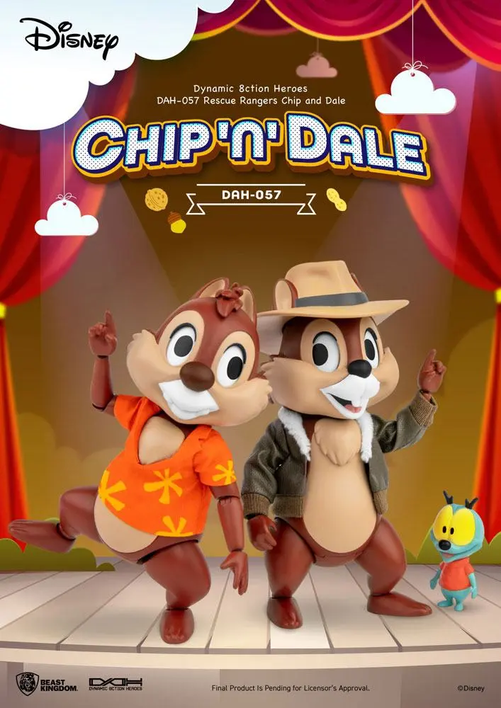 Chip 'n Dale: Rescue Rangers Dynamic 8ction Heroes akcijske figure 1/9 Chip & Dale 10 cm fotografija izdelka