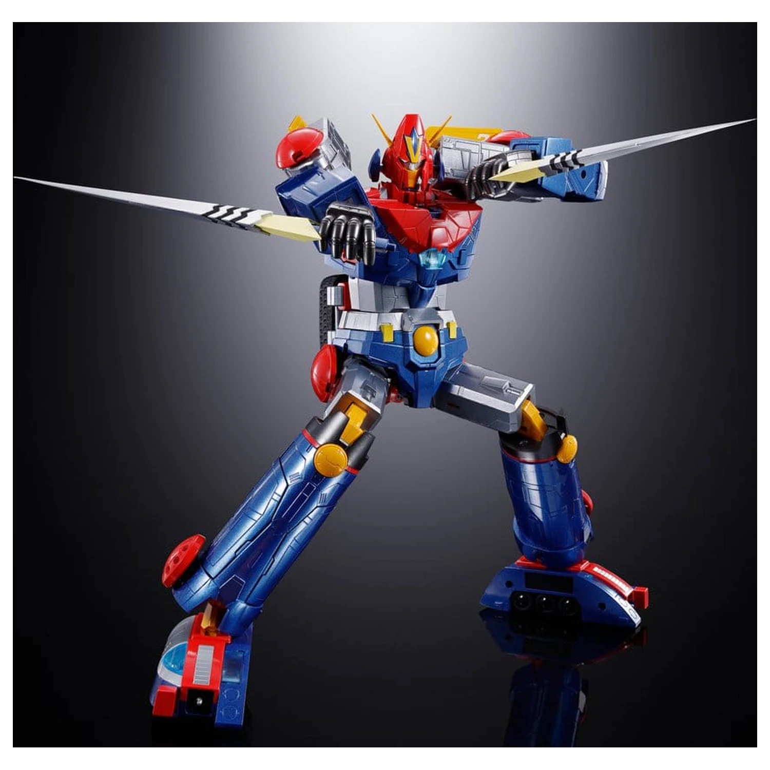 Chodenji Robot Combattler V Soul of Chogokin Diecast Akcijska Figura GX-121 Combattler V6 26 cm fotografija izdelka