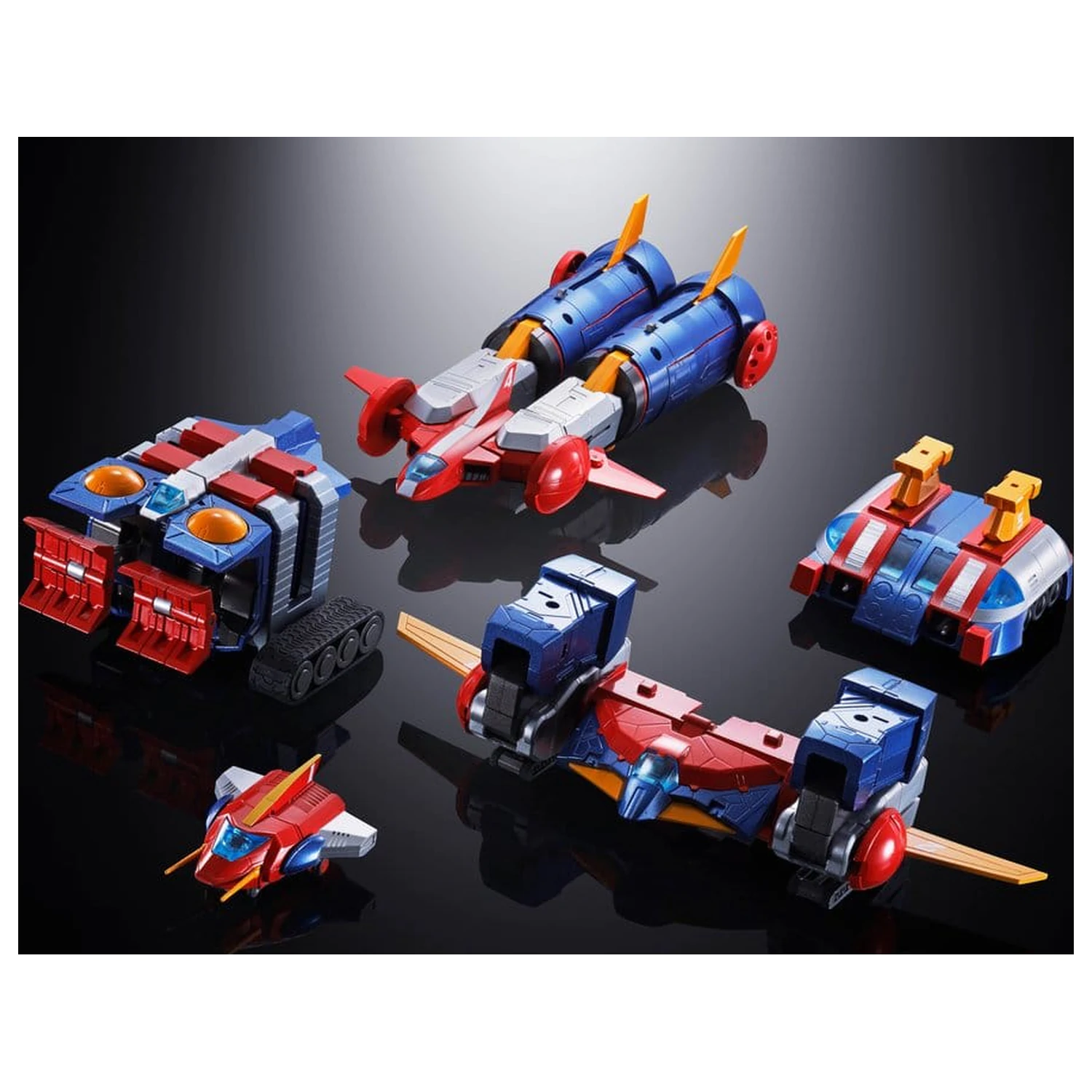 Chodenji Robot Combattler V Soul of Chogokin Diecast Akcijska Figura GX-121 Combattler V6 26 cm fotografija izdelka