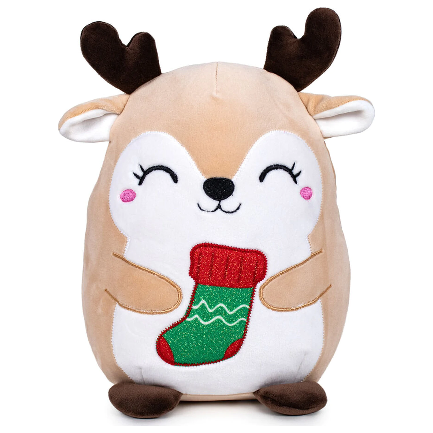 Božični severni jelen, mehka plišasta igrača 24 cm fotografija izdelka