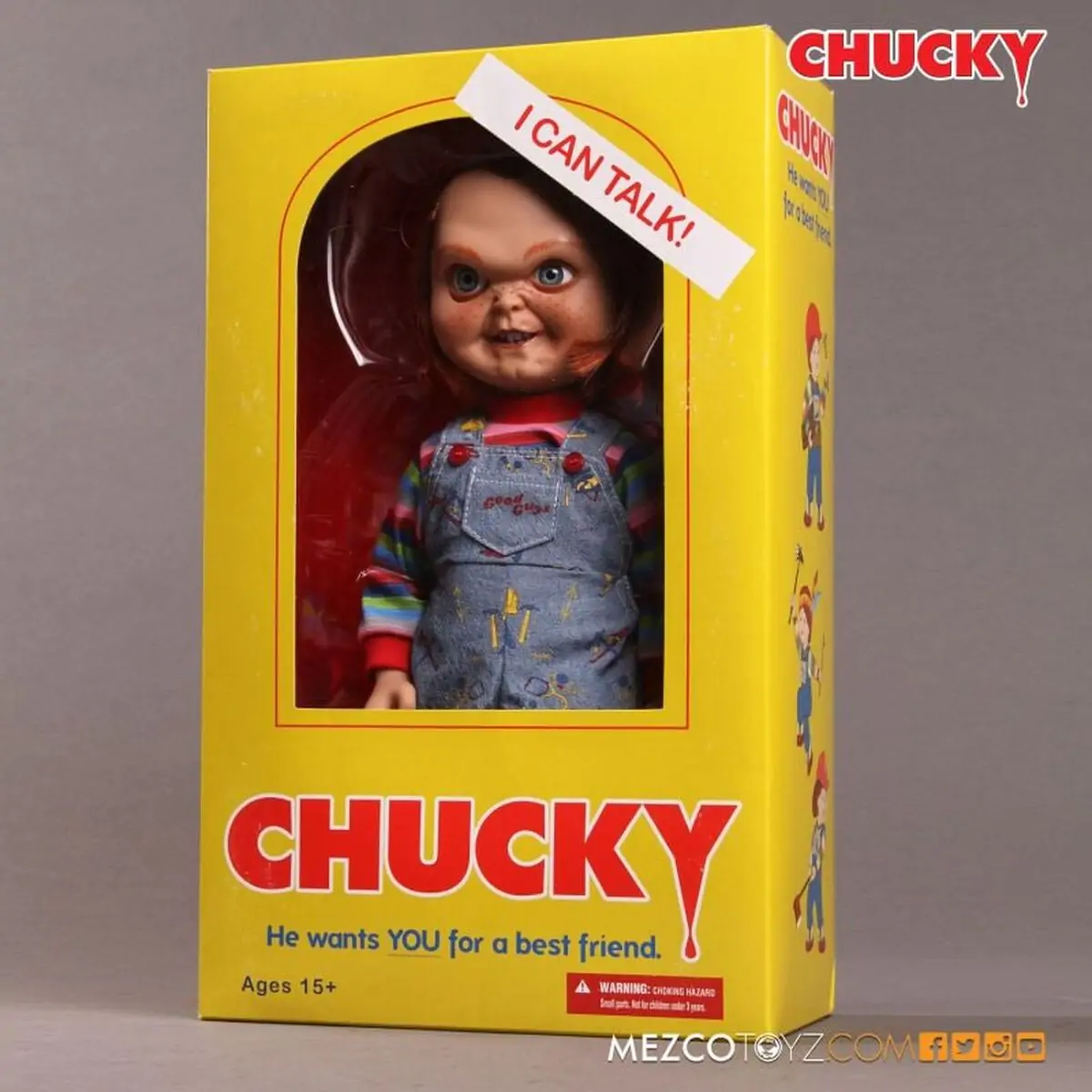 English Chucky Childs Play govoreča figura 38 cm fotografija izdelka