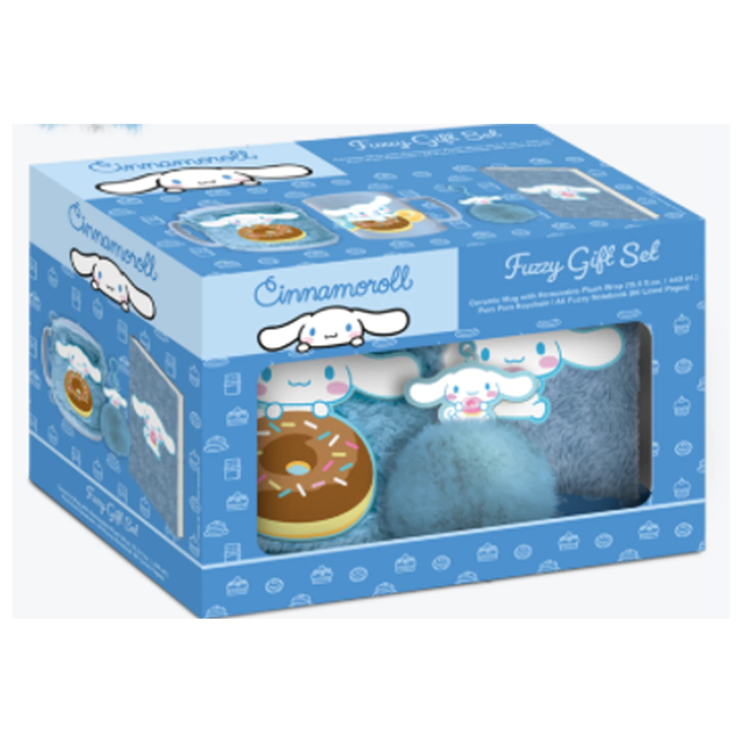 Cinnamoroll Fuzzy darilni set – zvezek + skodelica + obesek za ključe fotografija izdelka