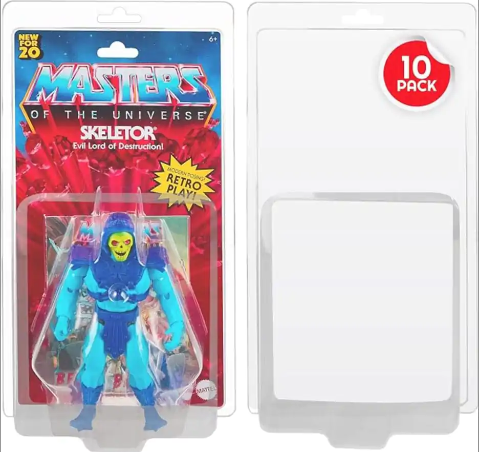 PET zaščitni etui na preklop 10-Pack za akcijske figure Masters of the Universe fotografija izdelka