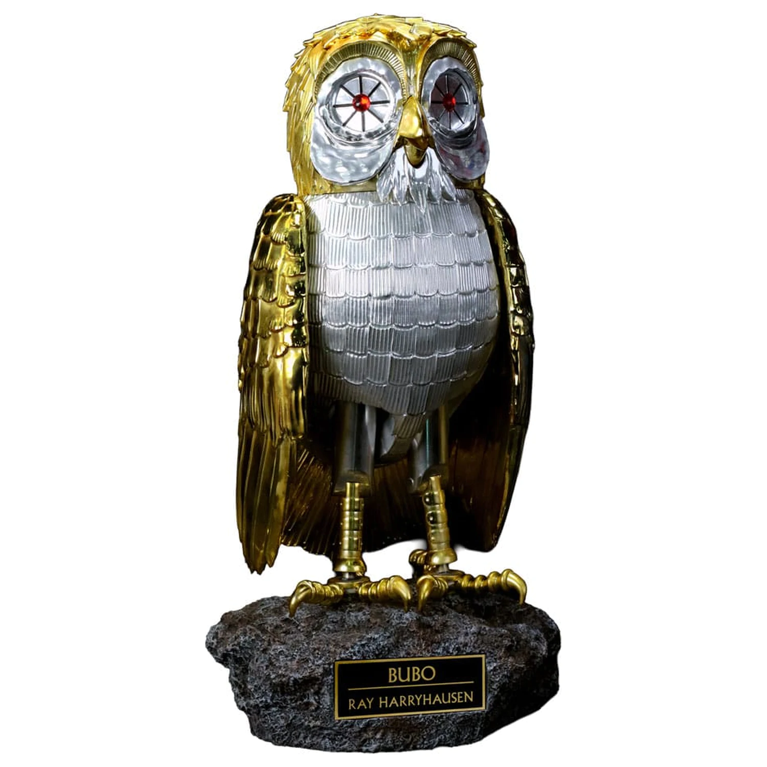 Clash of the Titans Kip Ray Harryhausens Bubo Gold Patina Edition Deluxe Ver. 34 cm fotografija izdelka