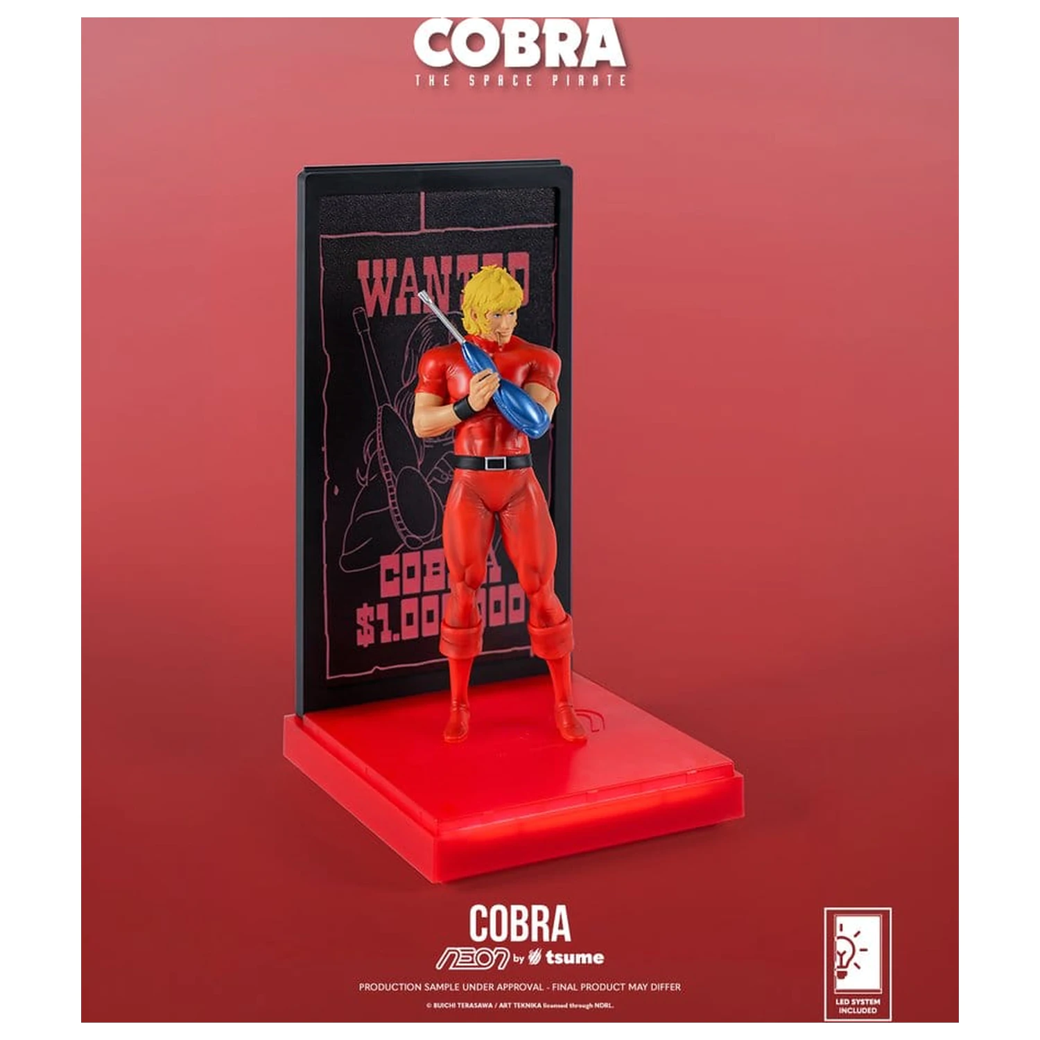 Cobra Neon figura 1/9 Cobra The Space Pirate 20 cm fotografija izdelka