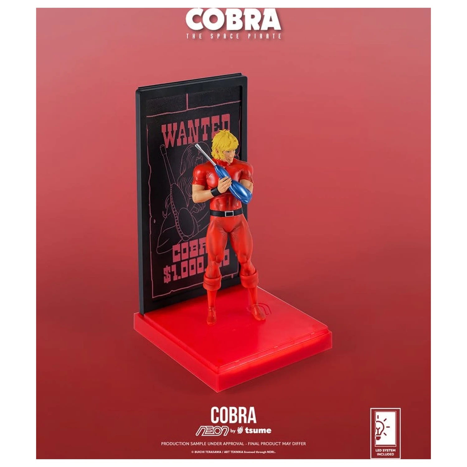Cobra Neon figura 1/9 Cobra The Space Pirate 20 cm fotografija izdelka