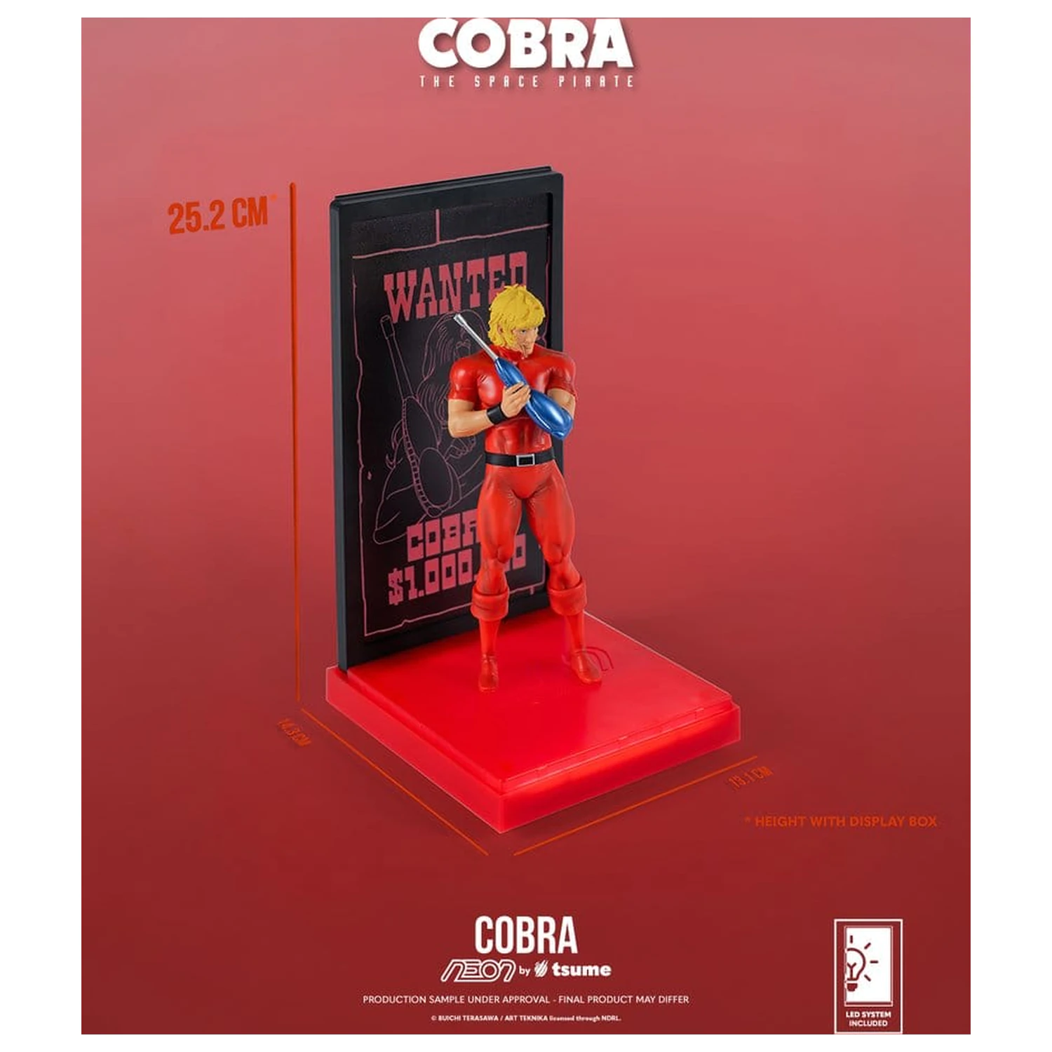 Cobra Neon figura 1/9 Cobra The Space Pirate 20 cm fotografija izdelka