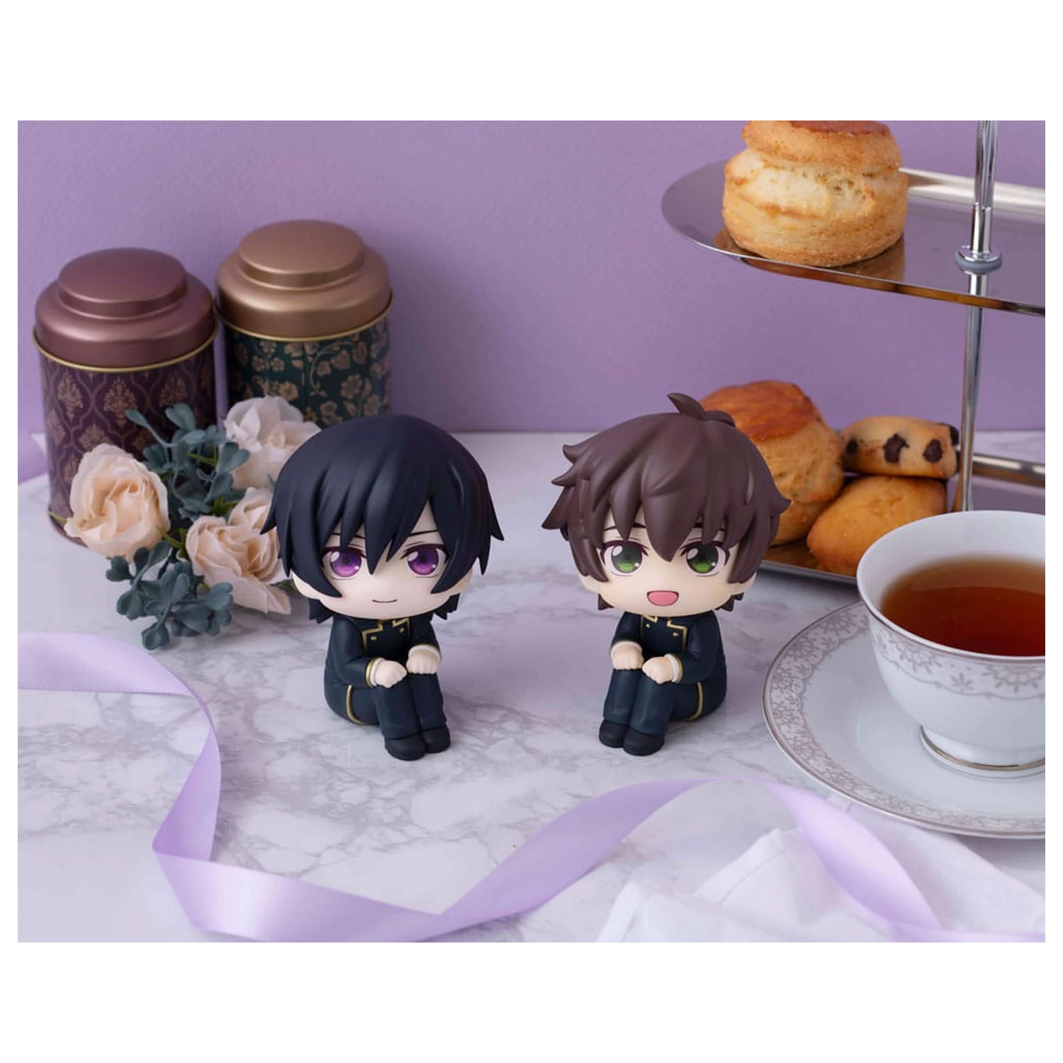 Code Geass Lelouch of the Rebellion Look Up PVC kipi Lelouch Lamperouge & Suzaku Kururugi Set (z darilom) 11 cm fotografija izdelka