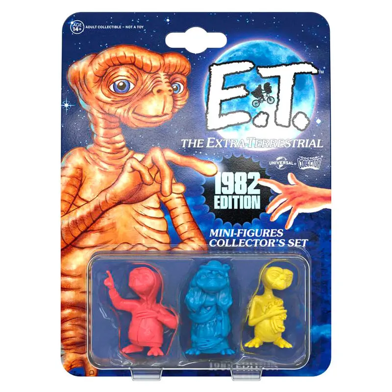 E.T. the Extra-Terrestrial Collector's Set Mini figurice 3-paket 1982 Edition 5 cm fotografija izdelka