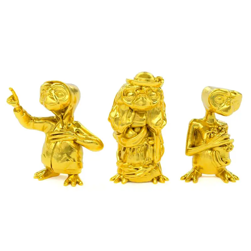 E.T. the Extra-Terrestrial zbirateljski set mini figur 3-paket zlat izvedba 5 cm fotografija izdelka