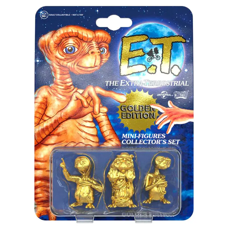 E.T. the Extra-Terrestrial zbirateljski set mini figur 3-paket zlat izvedba 5 cm fotografija izdelka