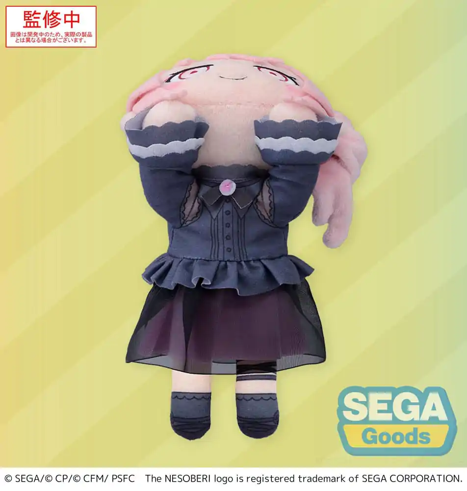 COLORFUL STAGE! The Movie: A Miku Who Can't Sing Nesoberi Ležeča Plišasta Figura Akiyama Mizuki 16 cm fotografija izdelka