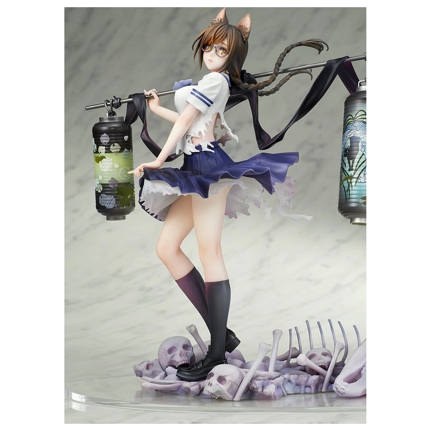 Comics Bakemonogatari PVC figura 1/7 Tsubasa Hanekawa 26 cm fotografija izdelka