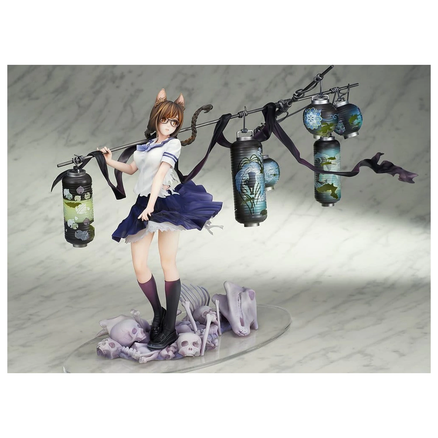 Comics Bakemonogatari PVC figura 1/7 Tsubasa Hanekawa 26 cm fotografija izdelka