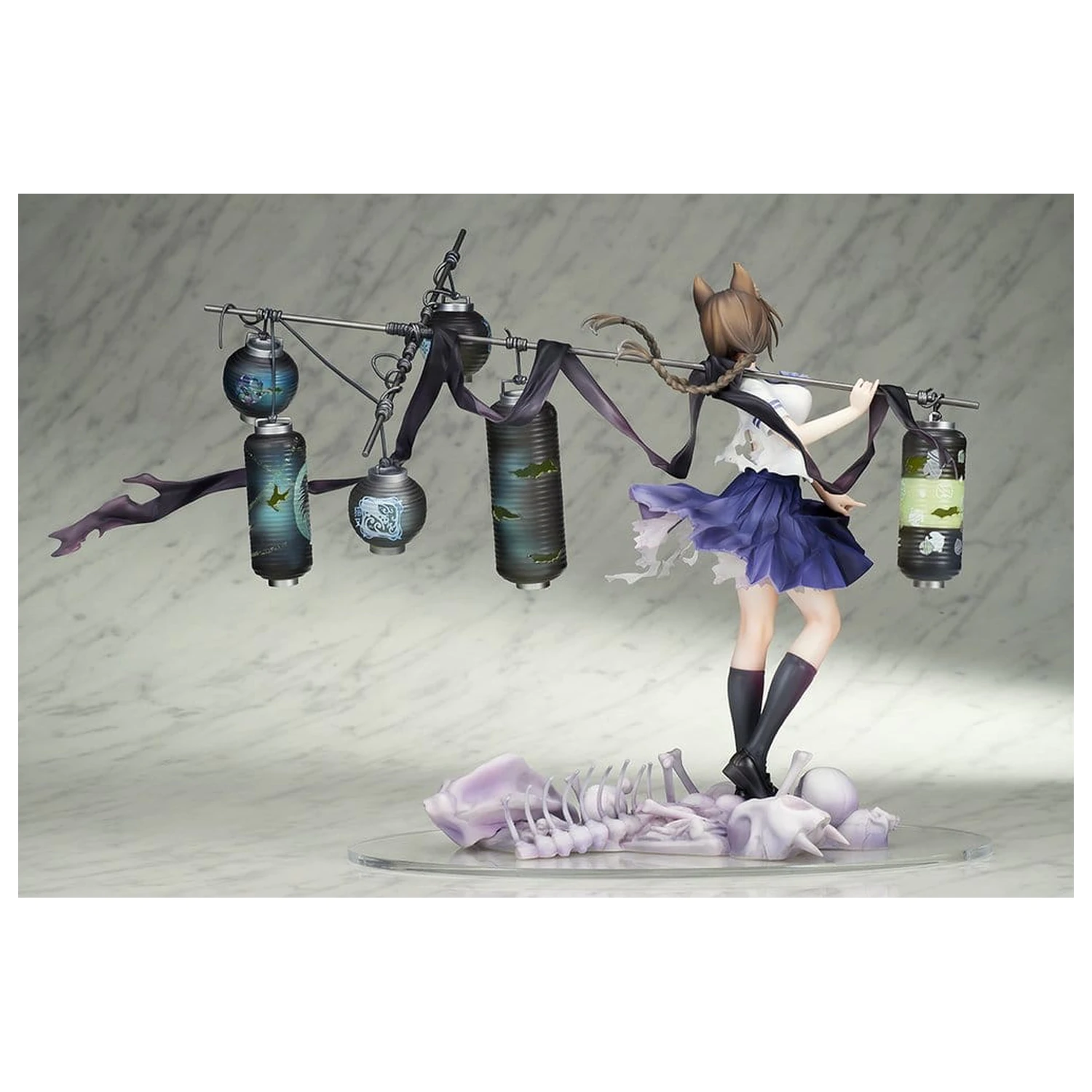 Comics Bakemonogatari PVC figura 1/7 Tsubasa Hanekawa 26 cm fotografija izdelka
