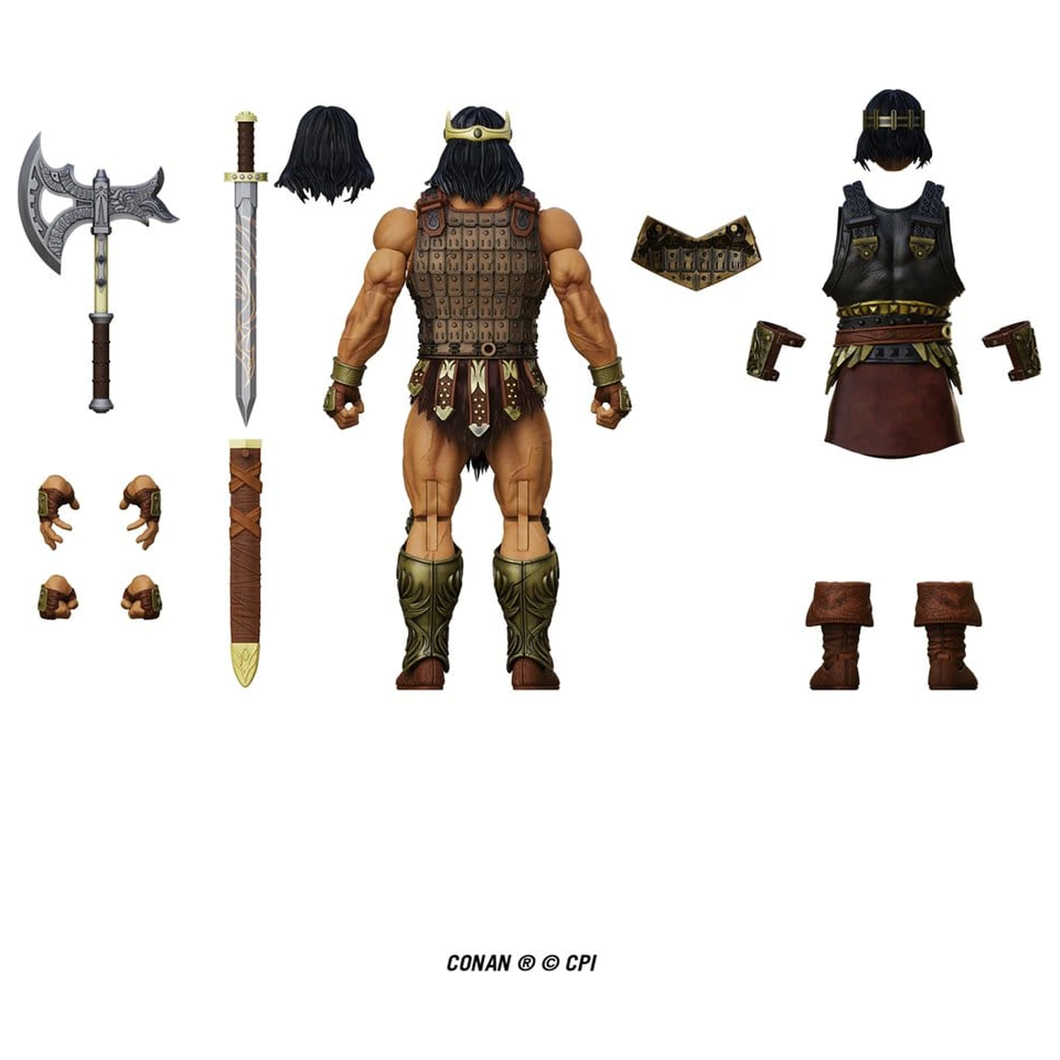 Conan Epic H.A.C.K.S. akcijska figura 1/12 King Conan: Ruler of Aquilonia fotografija izdelka