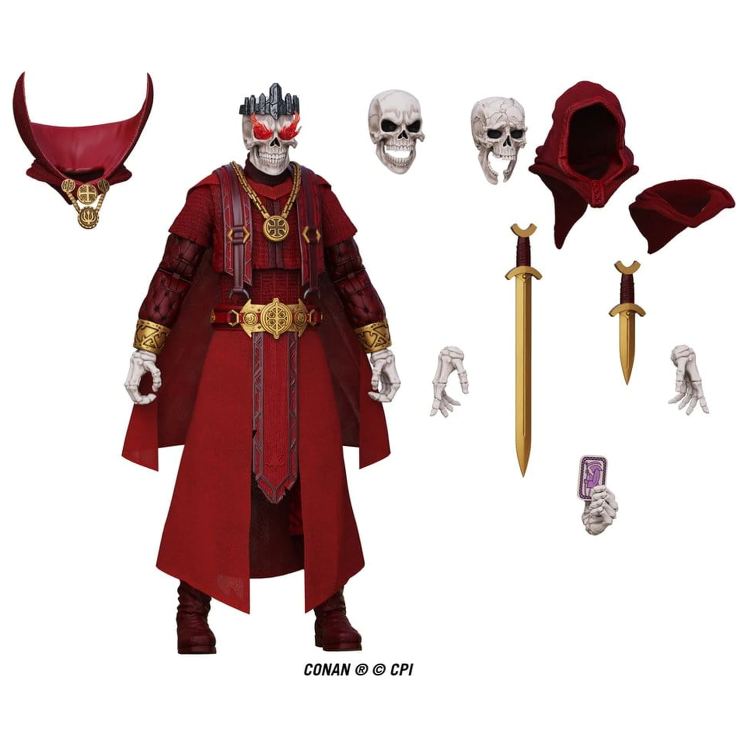 Conan Epic H.A.C.K.S. akcijska figura 1/12 Thulsa Doom: Undead Sorcerer fotografija izdelka