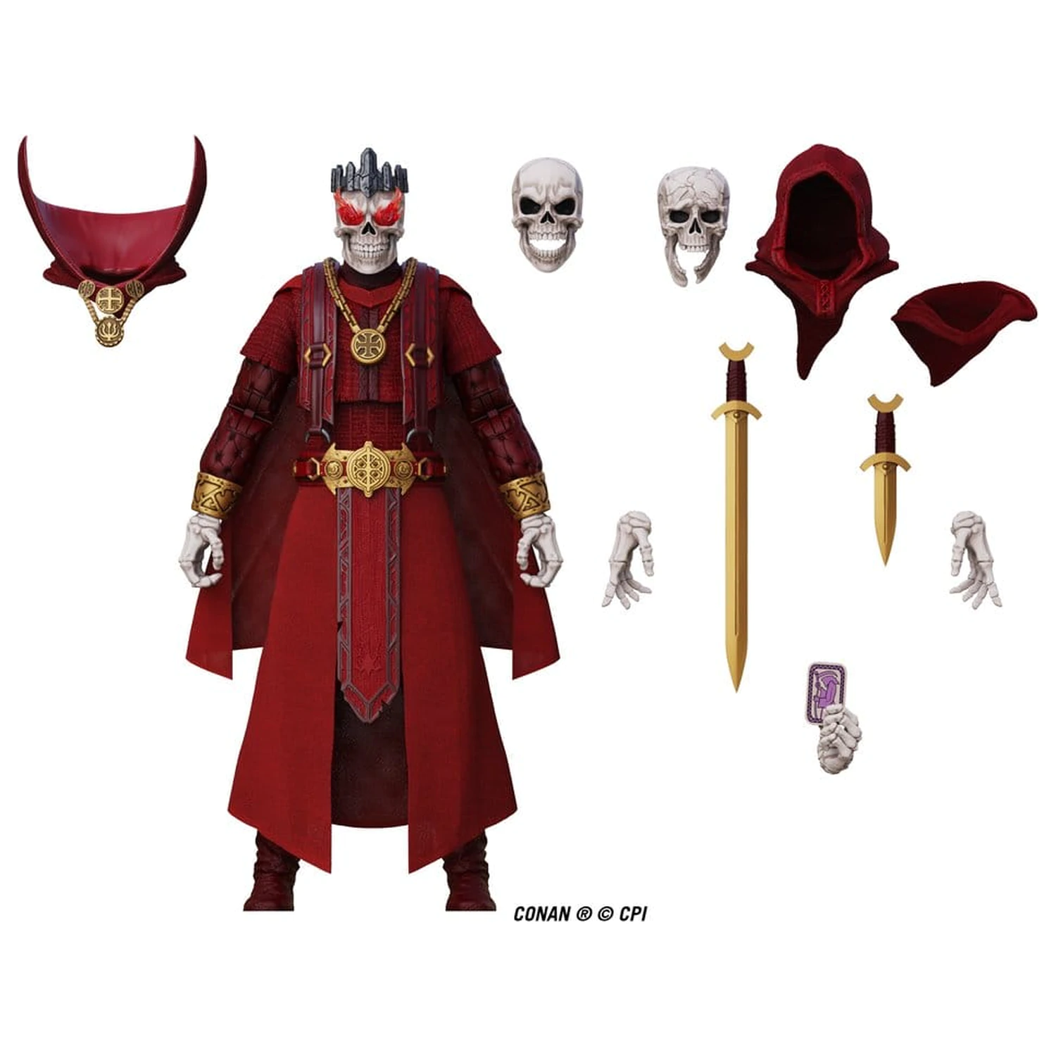 Conan Epic H.A.C.K.S. akcijska figura 1/12 Thulsa Doom: Undead Sorcerer fotografija izdelka