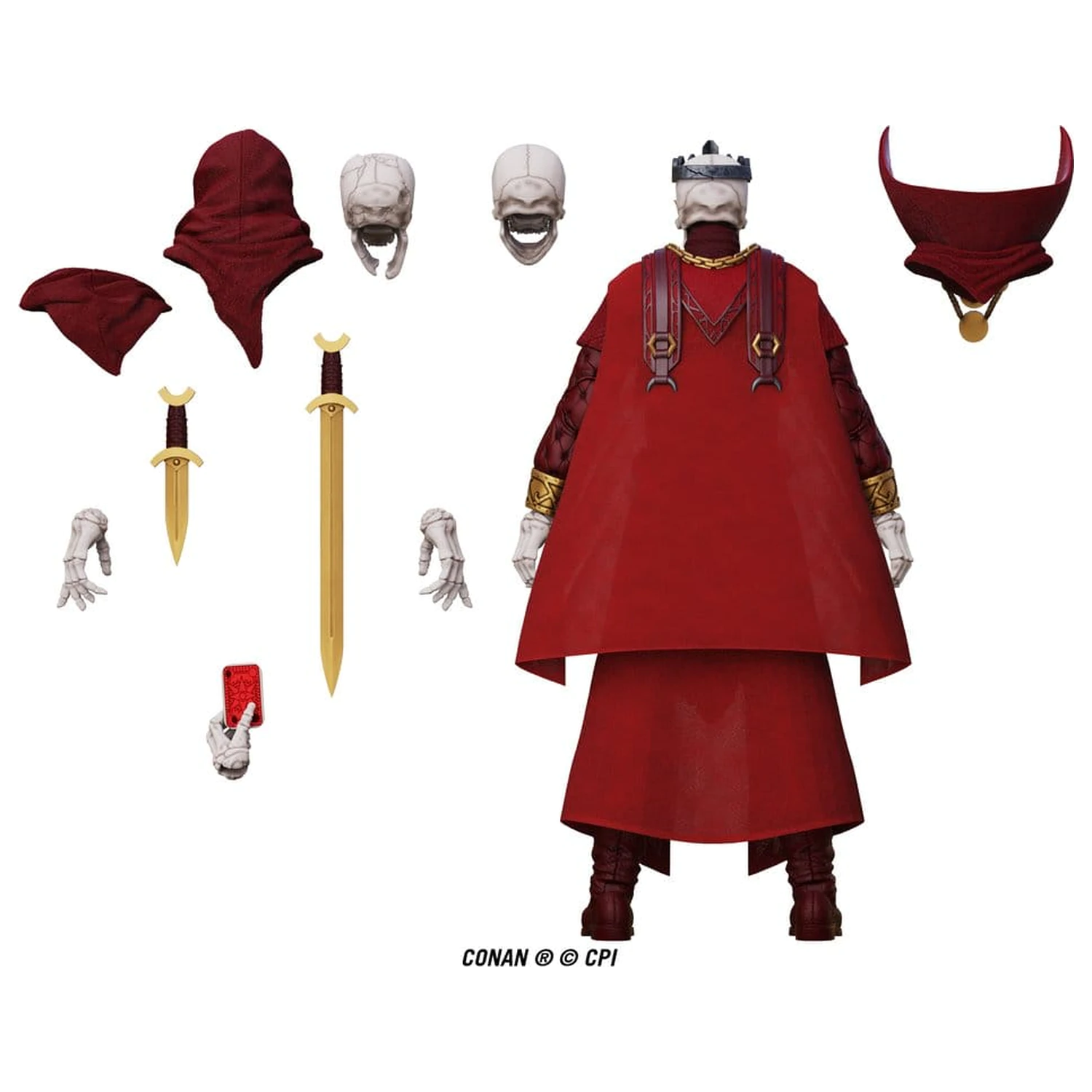 Conan Epic H.A.C.K.S. akcijska figura 1/12 Thulsa Doom: Undead Sorcerer fotografija izdelka