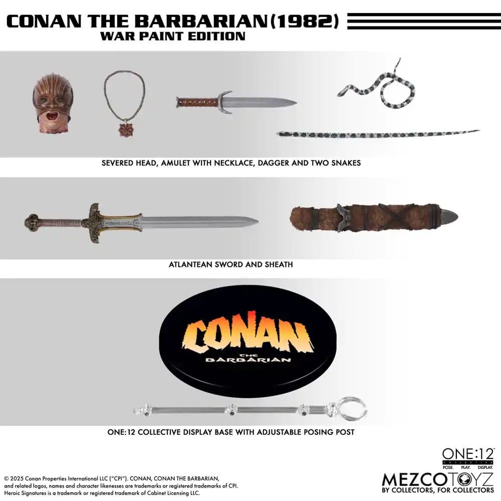 Conan the Barbarian Akcijska figura 1/12 Conan (1982) 16 cm fotografija izdelka