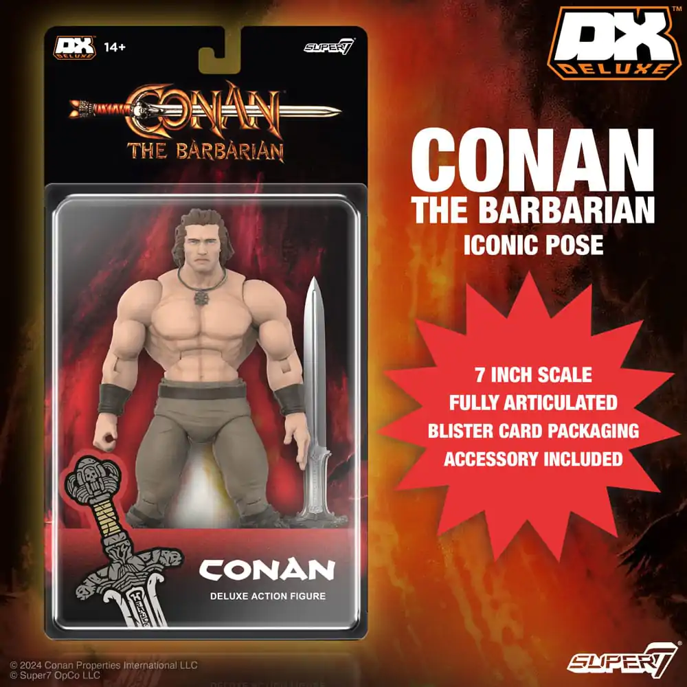 Conan the Barbarian 1982 Deluxe akcijska figura Conan Iconic Pose 18 cm fotografija izdelka