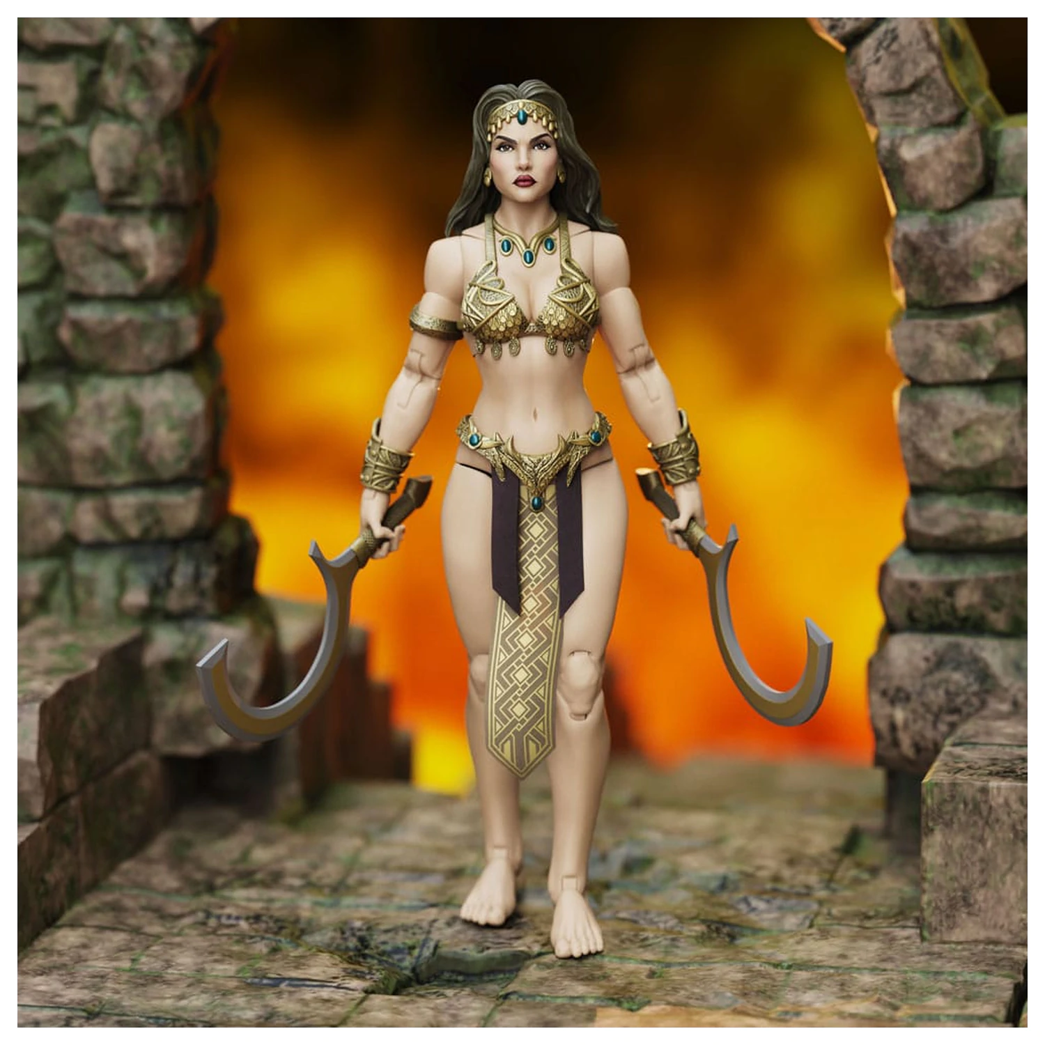 Conan the Barbarian Epic H.A.C.K.S. akcijska figura 1/12 Bêlit: Queen of the Black Coast fotografija izdelka